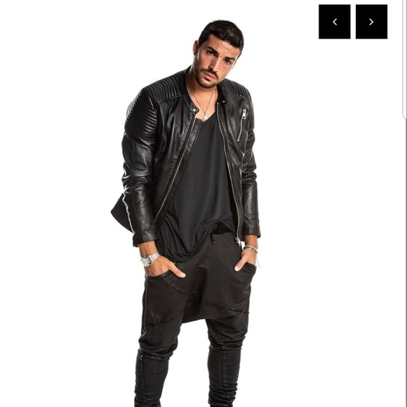 Leather Jacket on Black (Nohow) - Picture 3 of 8